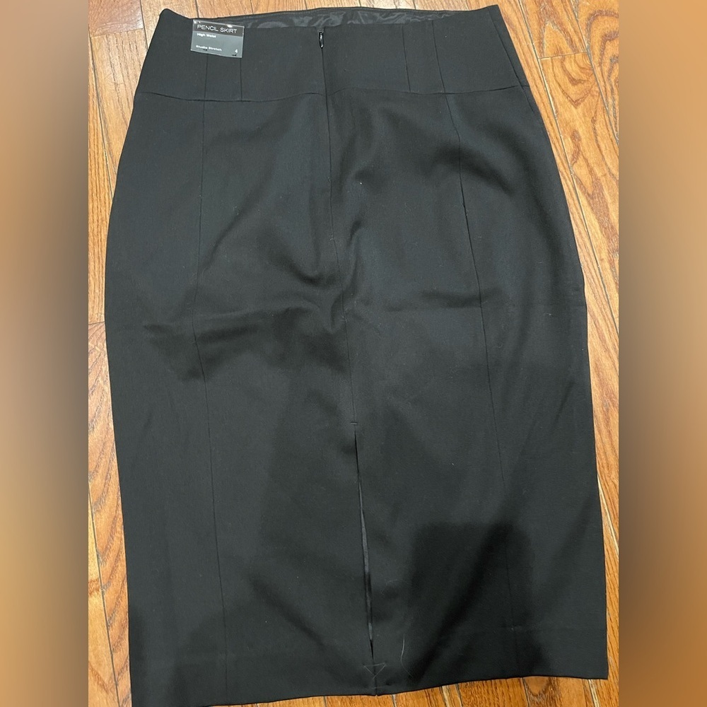 Express Classic Black Midi Skirt - Picture 8 of 8
